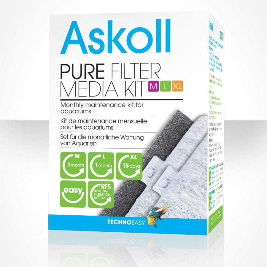 Askoll Pure Filter Media Kit M-L-XL Ricambio Askoll Pure Filter Media Kit M-L-XL Ricambio